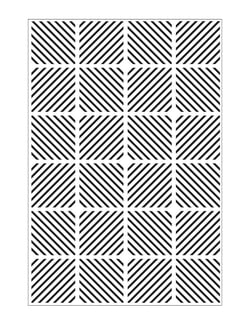 Die classeur d'embossage motifs blocs diagonales