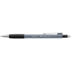 Porte-mines FABER-CASTELL GRIP 1347 - Gris - Mine 0,7 mm - Gomme longue