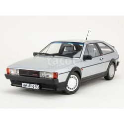 Voiture miniature de collection - NOREV - Volkswagen Scirocco GTX 16V 1988 - 1/18 - Flash Silver - Monté métal