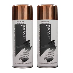 Lot de 2 sprays de peinture - bronze - AMT