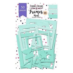 Die Cuts cadre, encadrement photo Fabrika Décoru POIS CARREAUX ZIG ZAG VERT