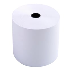 Bobine pour tickets de caisse 76x80 mm - 1 pli offset extra-blanc 60g/m2. - Blanc - x 50 - Exacompta