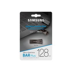 Clé USB Samsung - BAR Plus - Métallique - MUF-128BE4/APC - Gris Titan - 128 Go