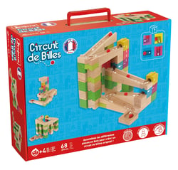 Circuit de billes 68 pièces - Jeujura