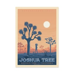 Affiche 30x40 cm - Joshua tree - Olahoop Travel Posters