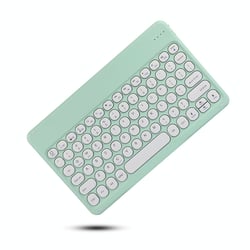 Clavier Pour Tablette Bluetooth Sans Fil Léger Longue Durée Noir Et Blanc Vert 2 YONIS