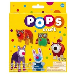 Creer mes amis animaux de la foret tous doux - pops craft - alex toys - kit creatif