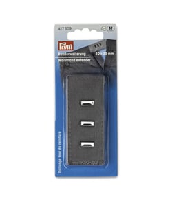 Rallonge de Ceinture avec Crochet 80 × 35 mm - Prym Gris clair