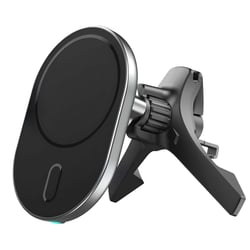 Force Power Chargeur voiture Grille aération Compatible MagSafe 15w Noir