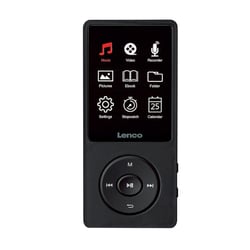 Lenco Lecteur MP3 / MP4 8Go avec Écran TFT 2,4 Pouces avec Enregistrement Vocal Noir