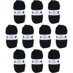10 pelotes - 100% acrylique - Noir - 965 - 50g - 140m - DMC - Knitty 4 - Tricot