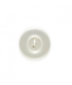 Carte de 6 boutons soucoupe transparent 15mm - Distrifil Ecru