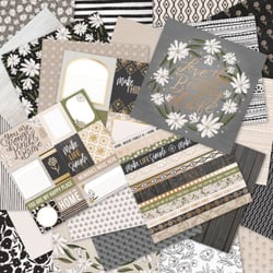Bloc de 48 feuilles recto Cosy neutral Craft Smith
