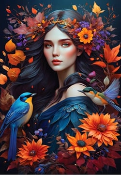 Puzzle 1000 pièces - Meliae - Soul of Nature Collection - Bluebird Puzzle