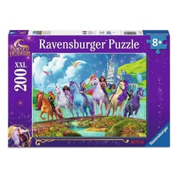 Puzzle 200 pieces XXL - La magie de l Ecole des licornes