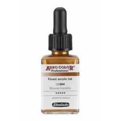 Encre acrylique - Extra-fine - Bronze métallique - 28 916 - Aéro Color Pro - Schmincke