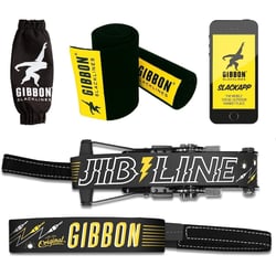 Set Slackline Jibline – Protection D'arbre - 12,5m - Gibbon - Jaune