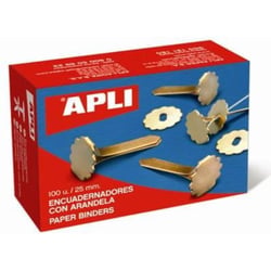 Apli Agipa - Attache parisienne avec oeillet Ronde 25 mm Doré