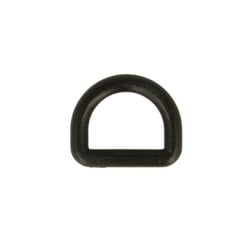Anneaux en D pour Sangle / bandoulière sac 13mm noir