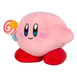 Kirby - Peluche Mocchi-Mocchi Mega Kirby avec invincible Magic Wand 33 cm - Tomy