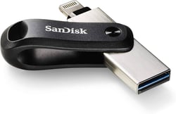 Clé USB SANDISK iXpand Flash Drive Go - Grise - 64 Go - 12 x 53 x 12,5 mm