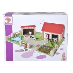 Eichhorn Ferme en bois avec Accessoires