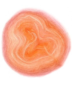 Fil à tricoter ESSENTIALS SUPER KID MOHAIR COLOUR LOVE - Rico Design 14 Orange