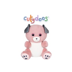 Peluche - Peluche > Chien SPOT Rose Poudré et Gris – 80 cm