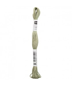 Fil à broder mouliné Uni - Rico Design 185 Vert