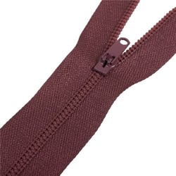 Fermeture non séparable mailles spirales spéciale pantalon - marron médoc