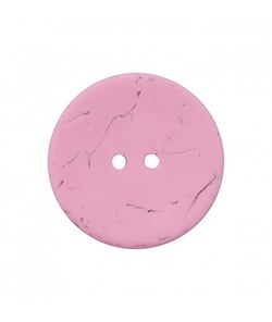 Carte de 2 boutons Coco 23mm Rose - Union Knopf Rose