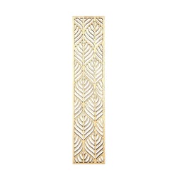 Lettre I en bois Alphabet géant ajouré 24 cm