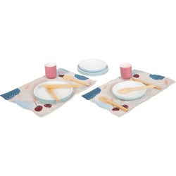 Service de table tasty en bois - Smallfoot - Rose