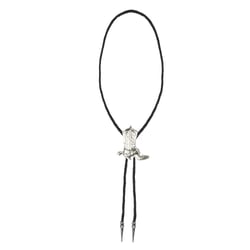Collier de déguisement Boland - Botte de cowboy - Fer, Polyester - FBP_boland_3084 - Noir/Argent - 100 cm