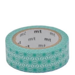 Masking tape - Asanoha hisui (vert) - 7 m x 15mm