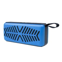 Mini Enceinte Bluetooth Portable Rétro Son Puissant 3W Autonomie Longue Durée Bleu YONIS