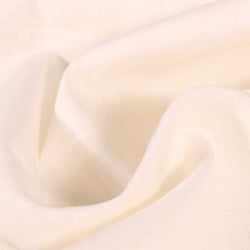 Tissu Ramie Lin uni Ecru