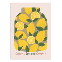Affiche 30x40 cm - Citrons confits - El Buen Limon