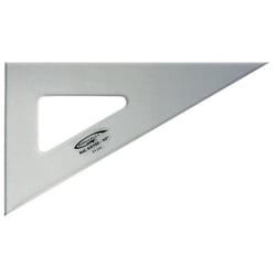 Graphoplex - Equerre 60° 3 bords droits 21 cm