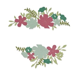 Matrices de découpe - Bordures florales - 12 dies Thinlits - Sizzix