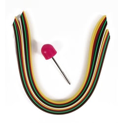 MégaCréa DIY - Kit Quilling 140 bandelettes Noel outil offert