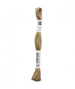 Fil à broder mouliné Uni - Rico Design 219 Marron
