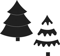 Matrices de découpe sapin - Artemio