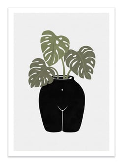 Affiche 30 x 40 cm - Body-tanical Vase - Orara Studio