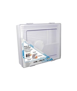Boîte de rangement CARE & CREATE pour Mercerie et loisirs créatifs (29 cm x 25 cm x 7 cm) Transparent