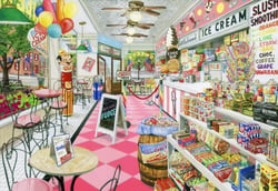 Puzzle 1000 pièces - The Sweet Shop - Bluebird Puzzle