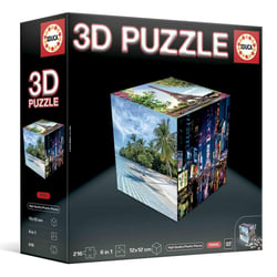 Puzzle 3D Travel photo du monde - Educa Borras - Rouge