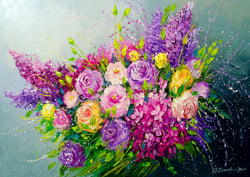 Bouquet de Roses pour Elle