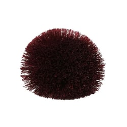Broche fleur fluffly 7cm rouge bordeaux