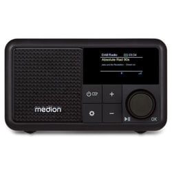 Mini Radio MEDION - DAB/FM - AAAPC79485 - Noir - 19 cm x 1,9 cm x 1,3 cm